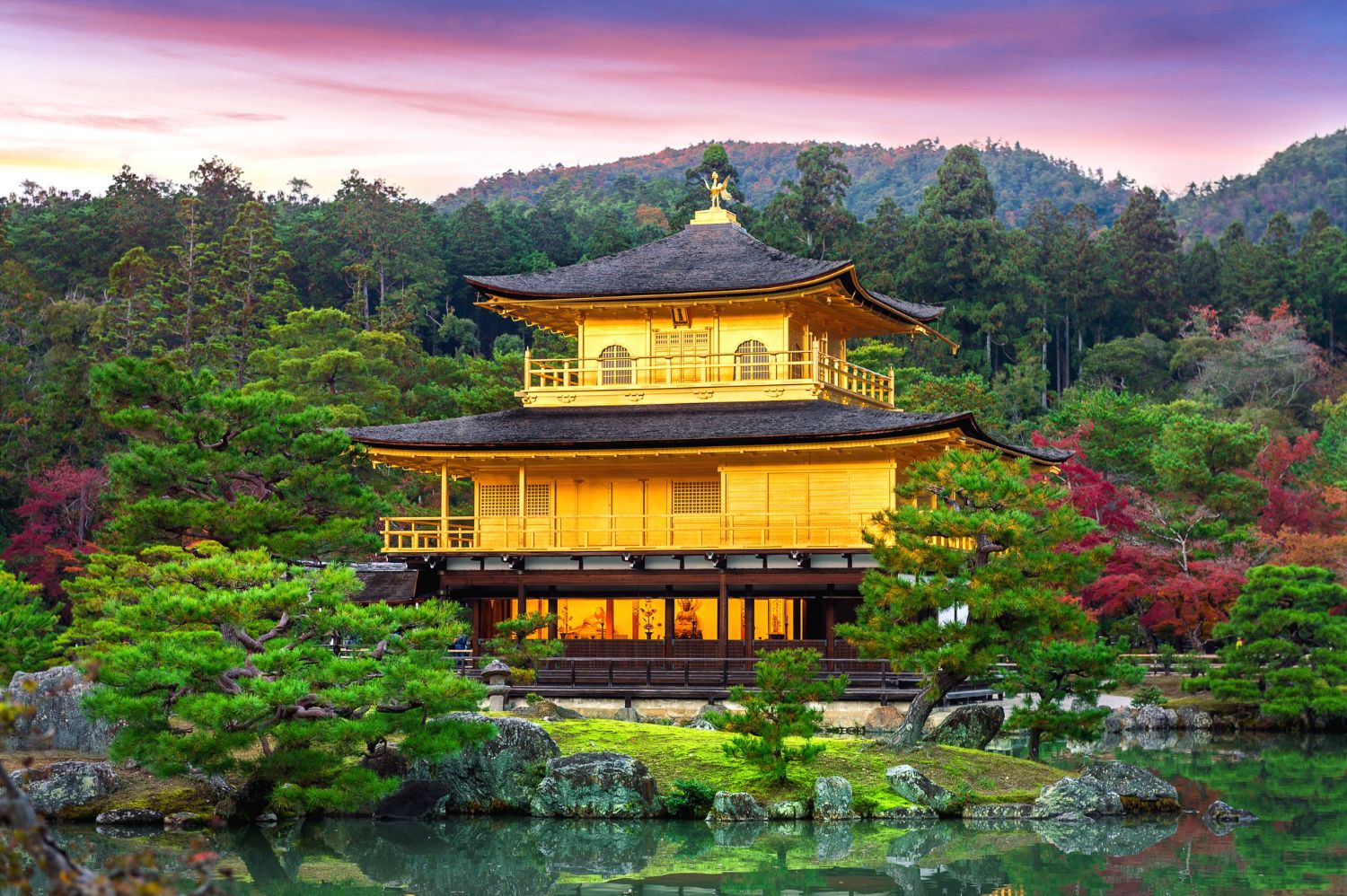 Kinkaku-ji-området